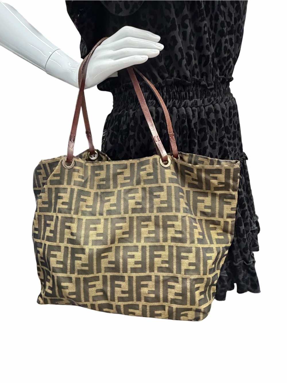 Fendi Zucca Tote Bag - Picture 3 of 15